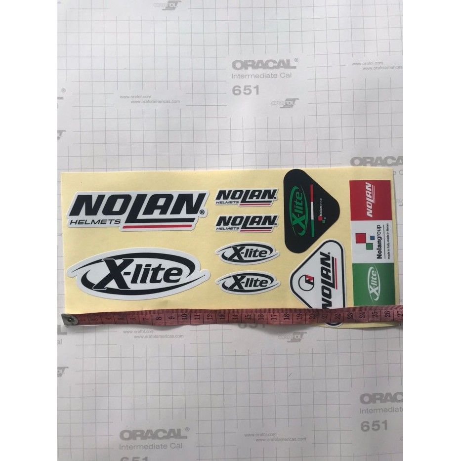 Jual STICKER PACKS NOLAN XLITE HELMET | Shopee Indonesia