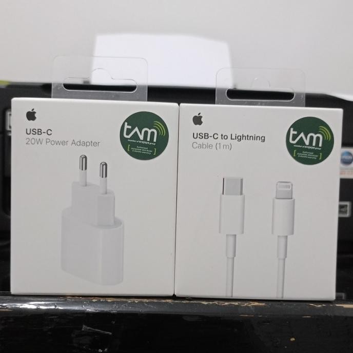 Jual Apple Adaptor Charger 20w Usb C For Iphone 15 Pro Max Original Tam