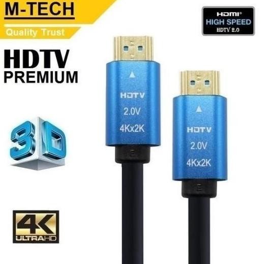 Jual Kabel HDMI+CHIPSET M-TECH v.2.0/b Ultra HD 4K 30 Meter | Shopee ...