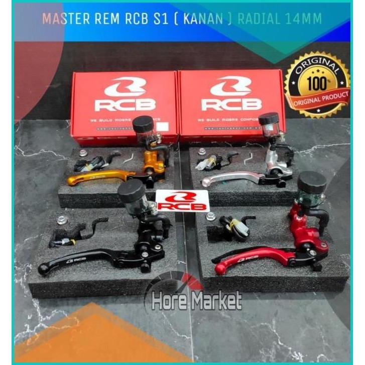 Jual MASTER REM RCB S1 KANAN RADIAL AEROX 155 VARIO 125 150 NMAX CBR ...