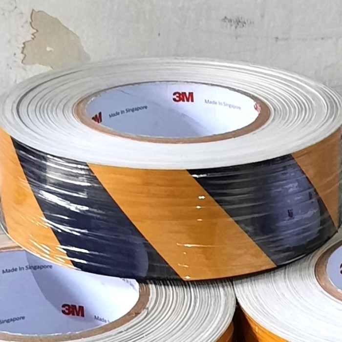 Jual 3M Scotlite-Scotlight Zebra Reflective/Stiker Police Line Kuning ...