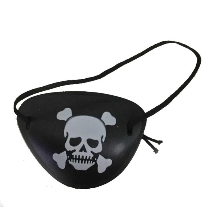 Jual Sholikha - Pirate Eyepatch Captain Hook Penutup Mata Bajak Laut ...
