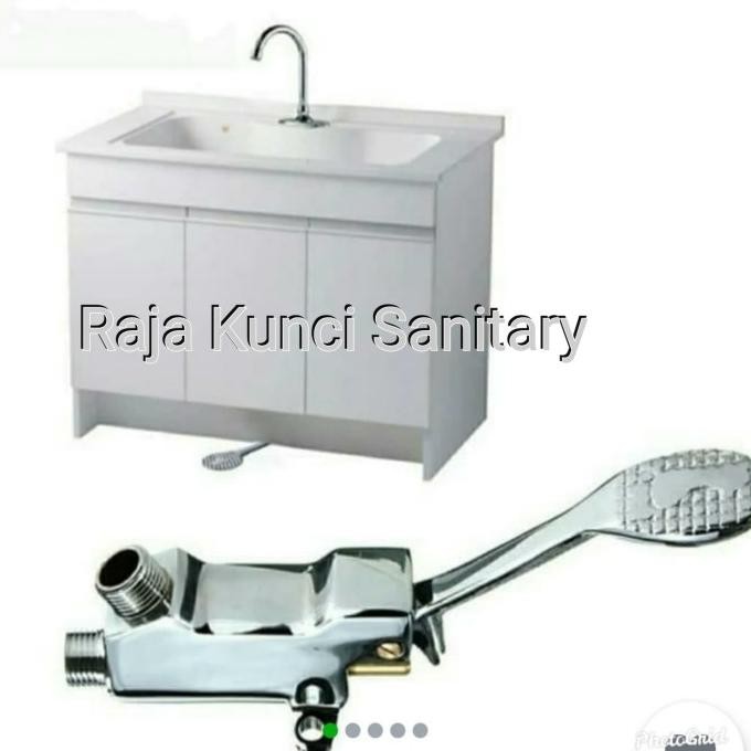 Jual Kran Wastafel Injak / Kran Pedal / Kran Dokter / Kran Laboratorium ...