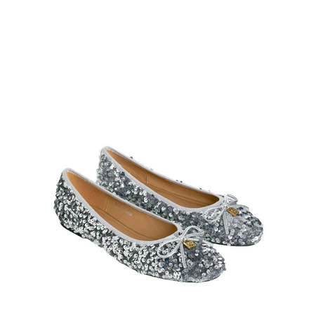  Ballerina Flats - Silver