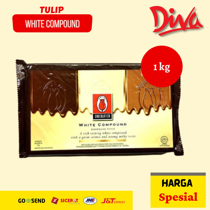 Jual [1kg] Tulip White Compound - Cokelat Batang Putih | Shopee Indonesia