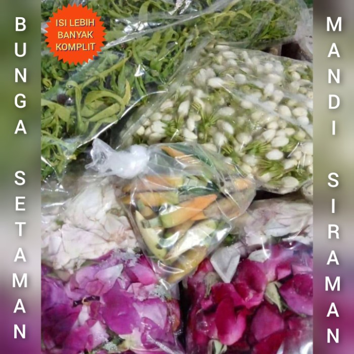 Jual bunga siraman pengantin tujuh bulanan dll kembang setaman 5 rupa ...