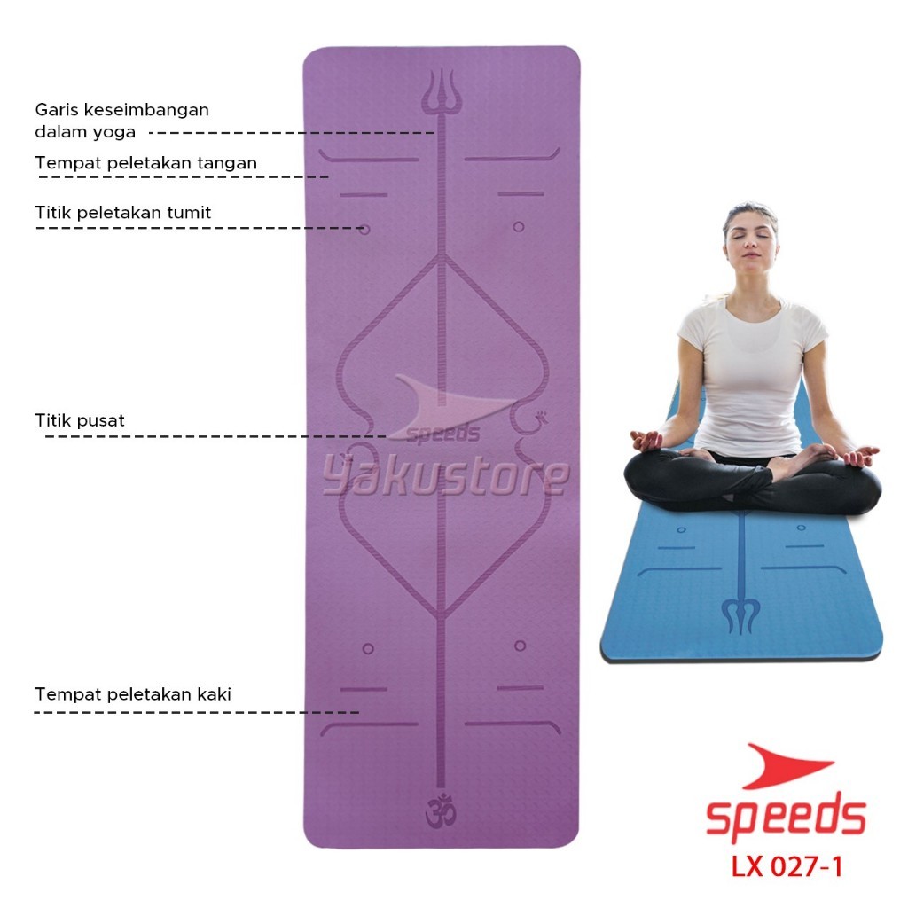 Jual SPEEDS Matras Yoga Mat Karpet Spons Tikar 10MM Olahraga Lantai ...