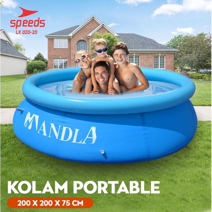Jual SPEEDS Kolam Portable Bak Mandi Renang Baby Bathtub Foldable ...