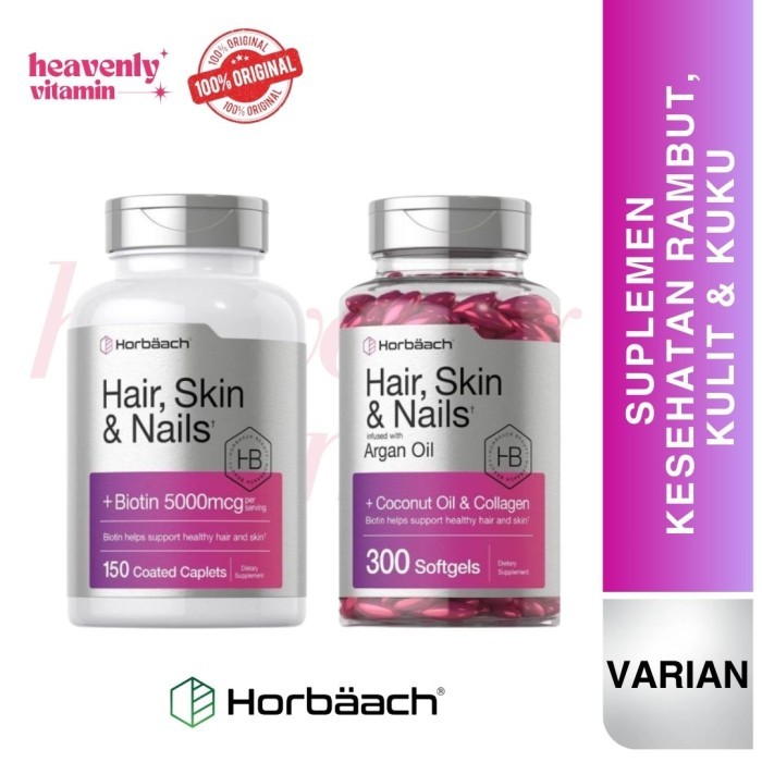 Complément Alimentaire Horbaach Hair Skin & Nail - 60 Gommes Framboise - Expiration 02/2026 - Neuf