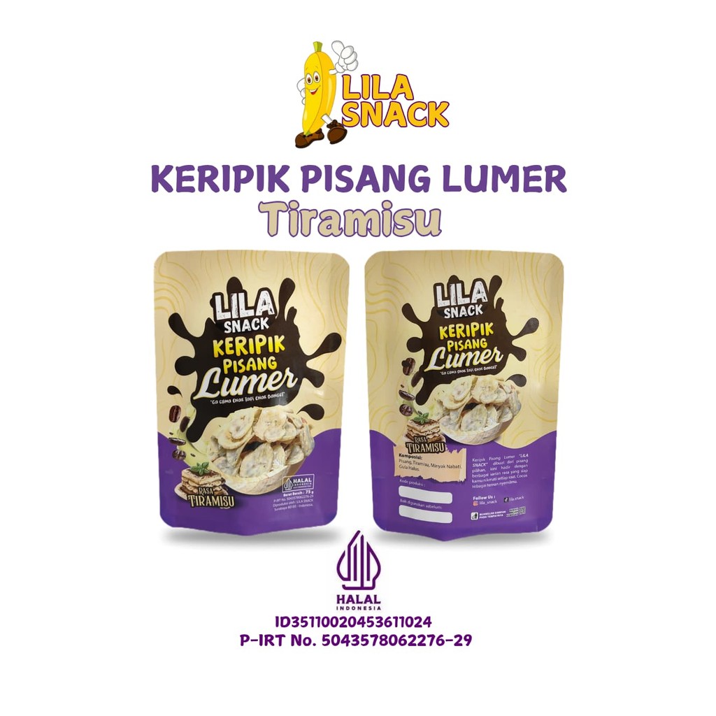Jual Keripik Pisang Lumer Tiramisu Premium - Rasa Kopi Manis, Lezat ...