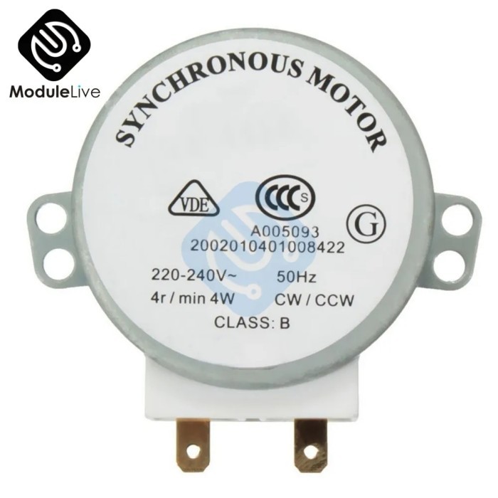 Jual AC 220V-240V 50HZ SYNCHRONOUS MOTOR CW CCW MICROWAVE TURNTABLE ...