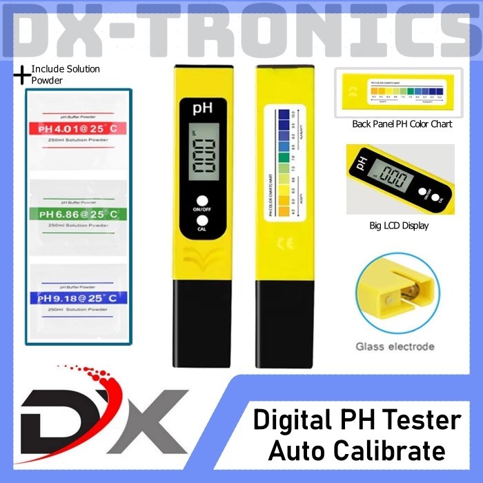 Jual pH Meter Auto Calibrate with LCD Display Alat Ukur Air Hidroponik ...
