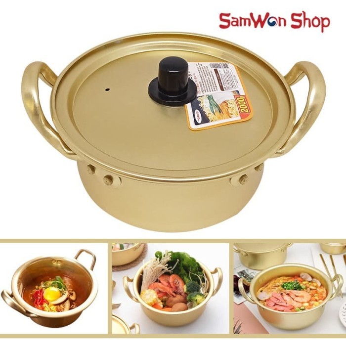 Jual PANCI RAMYUN POT BOWL KOREAN DIAMETER 14 CM + TUTUP PANCI | Shopee ...