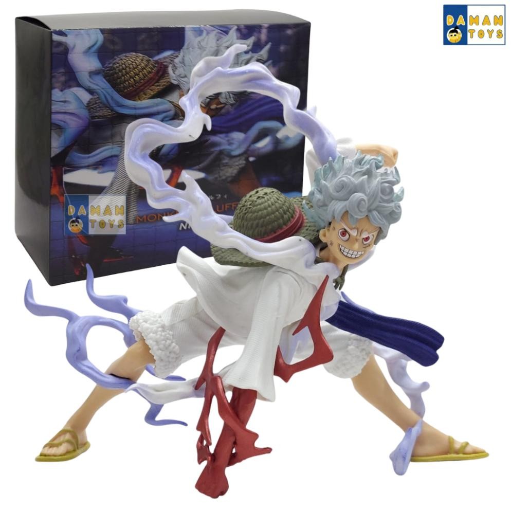 Jual COD One Piece Action Figure Luffy Gear 5 Sun God Nika Figur Anime ...