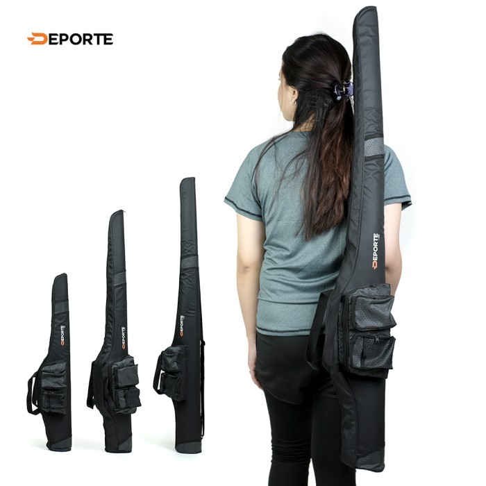 Jual Tas Joran Pancing SemiHardcase Hitam Casting Galatama Jigging 120