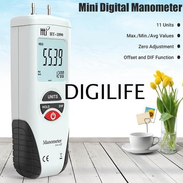 Manometer Voor Het Meten Van De Gasdruk in Een Gasleiding. Apparatuur Voor De Ketelinstallatie