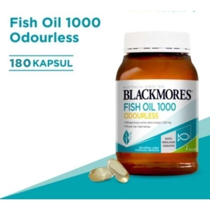 Blackmores Odourless Fish Oil Suplemen Minyak Ikan 90S