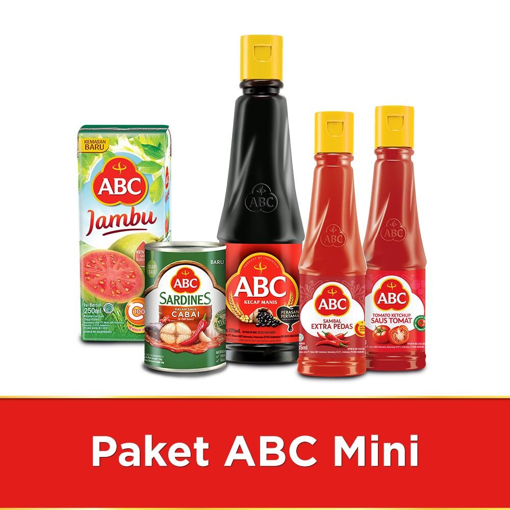 Jual ABC Kecap Manis + Saus Sambal Extra Pedas + Saus Tomat + Guava ...