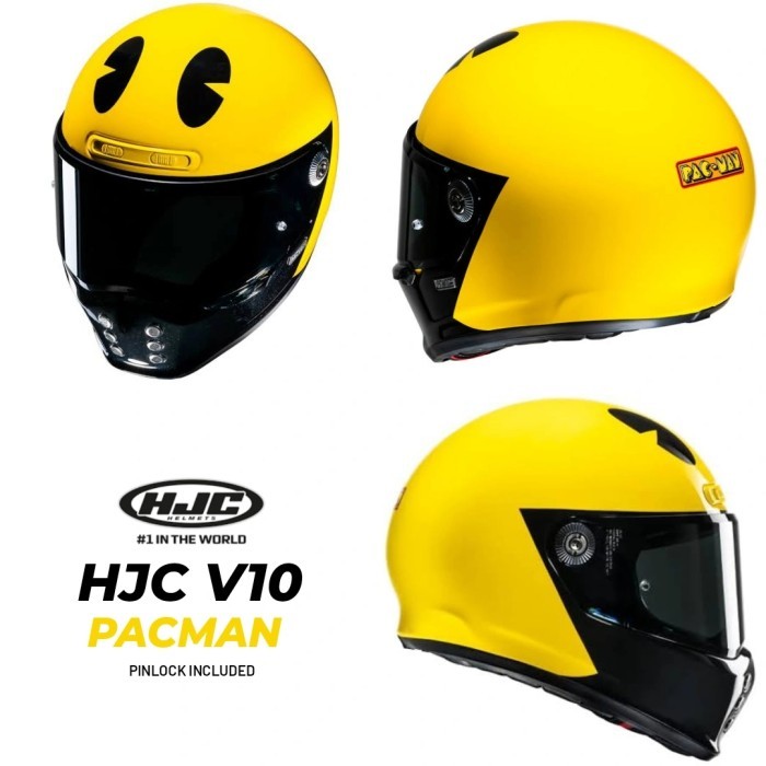 Jual HJC V10 Pacman Special Edition | Shopee Indonesia