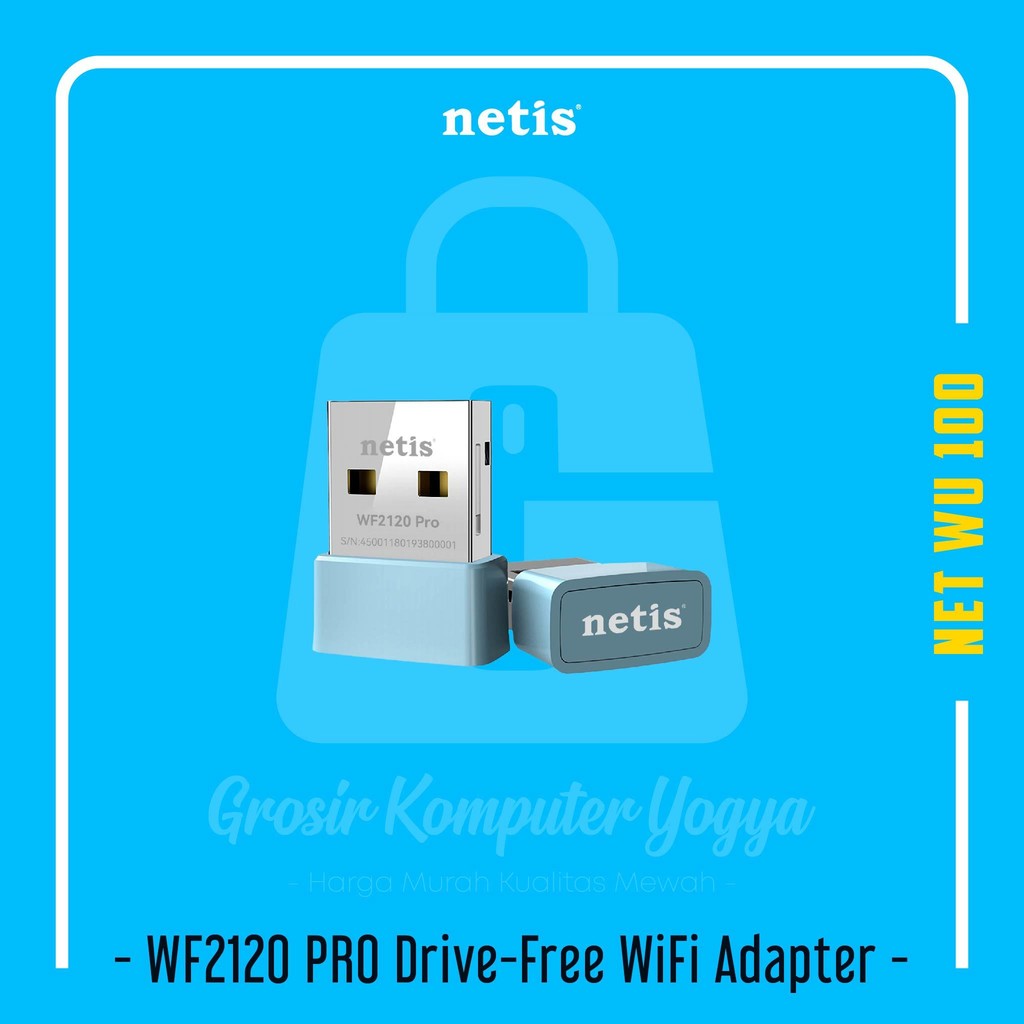 Jual Netis WF2120 PRO 150M Drive-Free WiFi Adapter | Shopee Indonesia