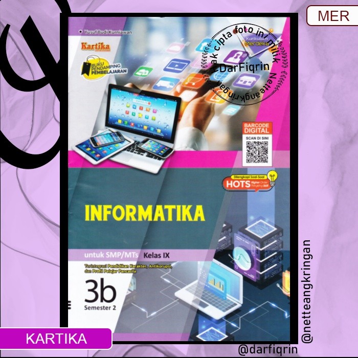 Jual LKS Informatika Kelas 9 Semester 2-SMP/MTs KURMER Kurikulum ...