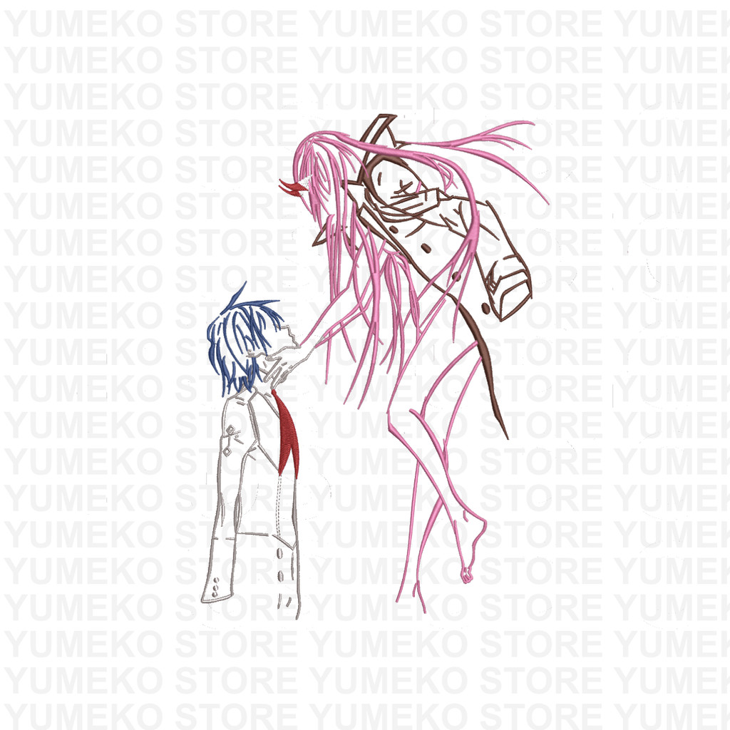 Jual Kaos Bordir Anime - Zero Two - Code 016 | Darling in the Franxx ...