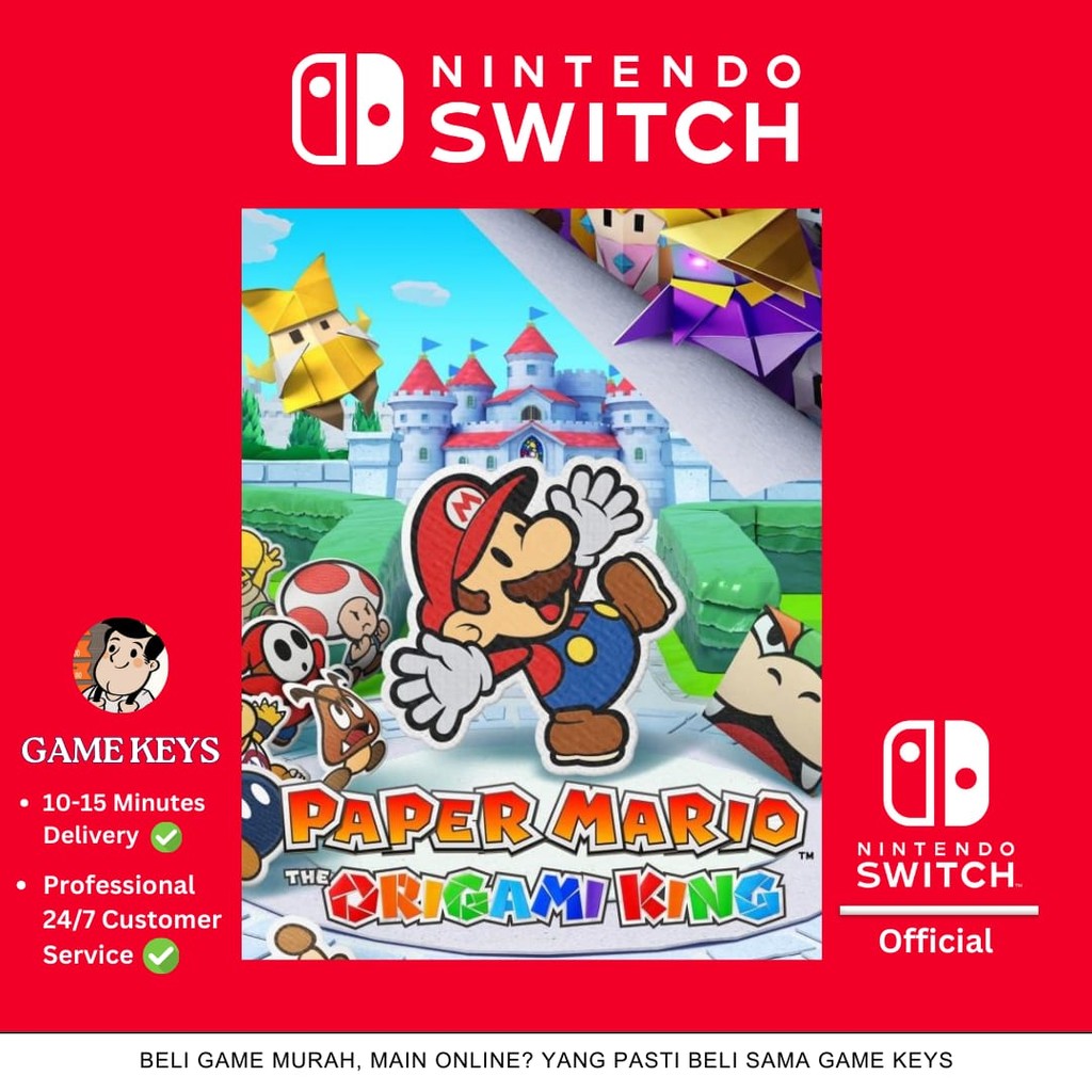 Jual Paper Mario The Origami King | Nintendo Switch | Shopee Indonesia