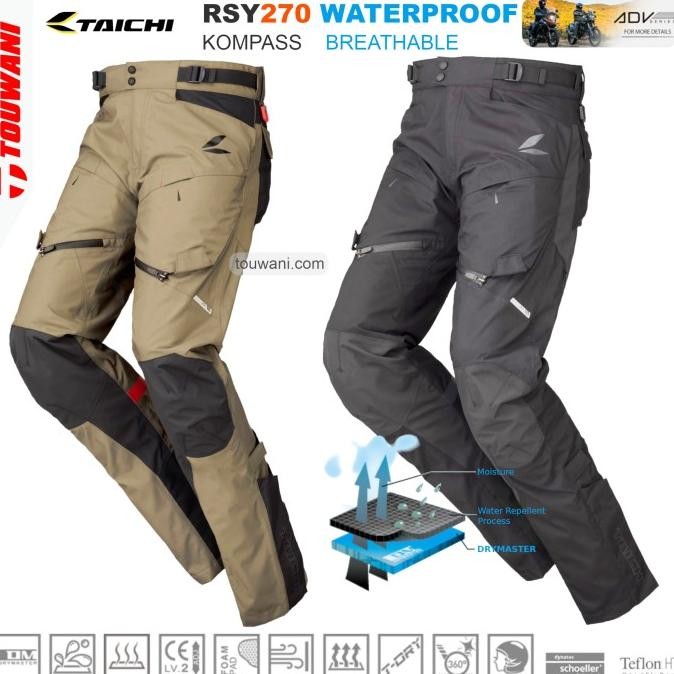 Jual NEW Celana RS Taichi RSY270 Kompass Dry Master Waterproof ...