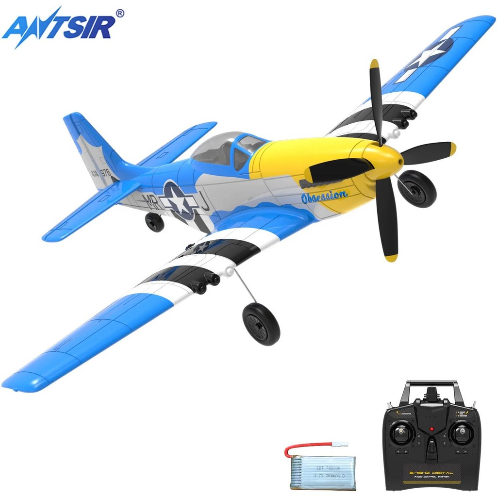 VOLANTEXRC RC Aircraft Ready To Fly For Beginners 2.4Ghz 2CH RC Plane