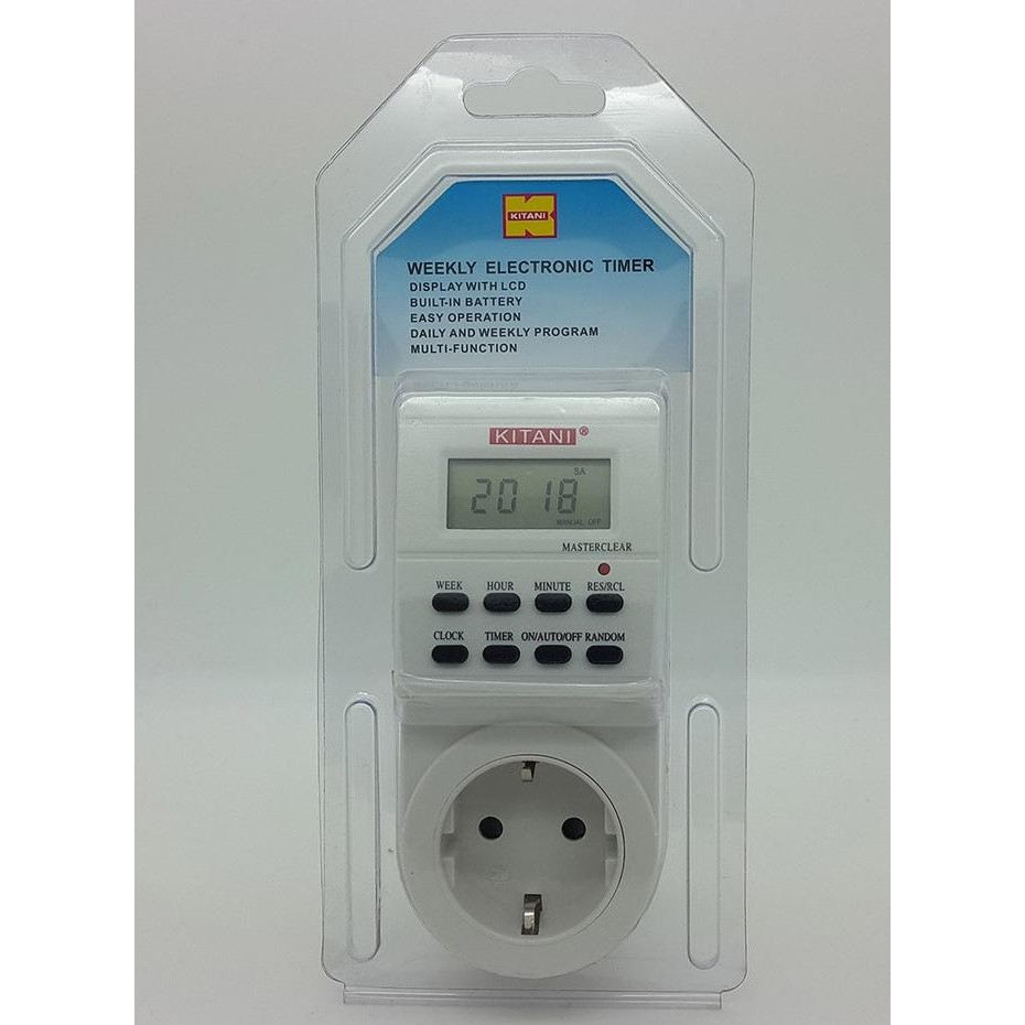 Jual Digital Timer Stop Kontak Programmable | Shopee Indonesia