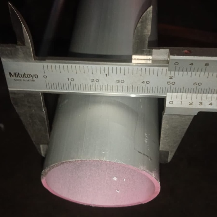 Jual pipa aluminium od 50.8mm x tebal 2mm x 4000mm / diam 2 inchi ...