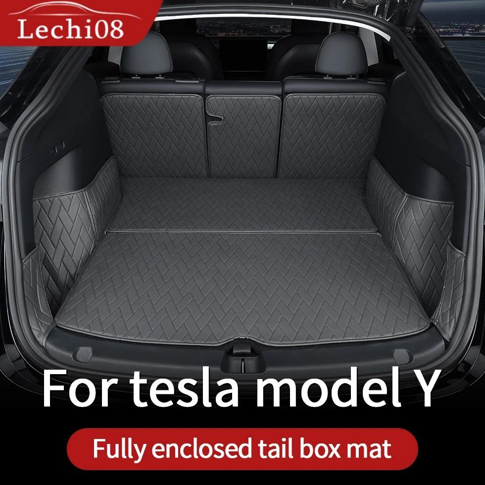 Tapis De Coffre Arrière Pour Tesla Model 3 (2024+) - Protection étanche TPE - Ajustement Parfait 3D - Marque Green Drive