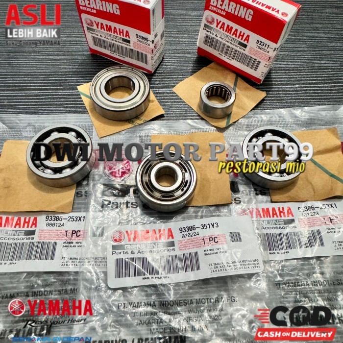 Jual LAKER BEARING RASIO SET MIO SPORTY SMILE NOUVO Z LELE ORIGINAL ...
