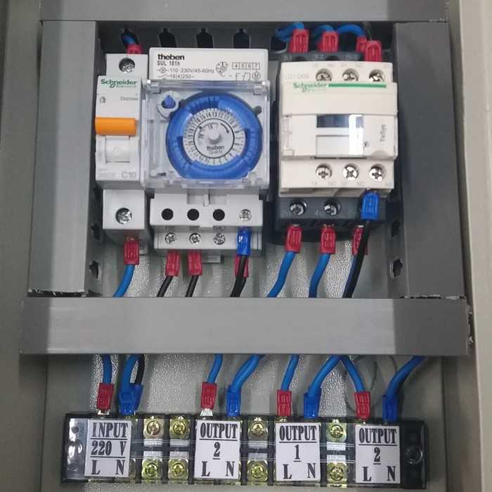 Jual HARGA DISC - panel otomatis lampu timer 24jam/panel otomatis timer ...