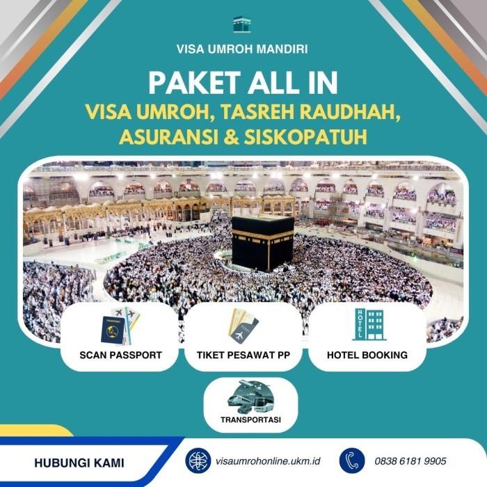 Jual Visa Umrah 2026 Cikangkung Shopee Indonesia