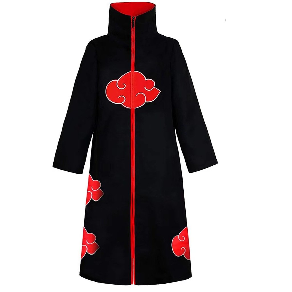 Jual Naruto Clothes Xiao Organization Red Cloud Robe Cloak cos Clothing ...