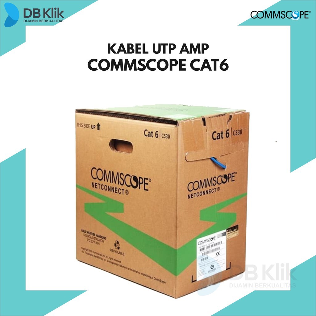 Jual Commscope AMP CS30CM Kabel LAN UTP Cat 6 305M | Shopee Indonesia