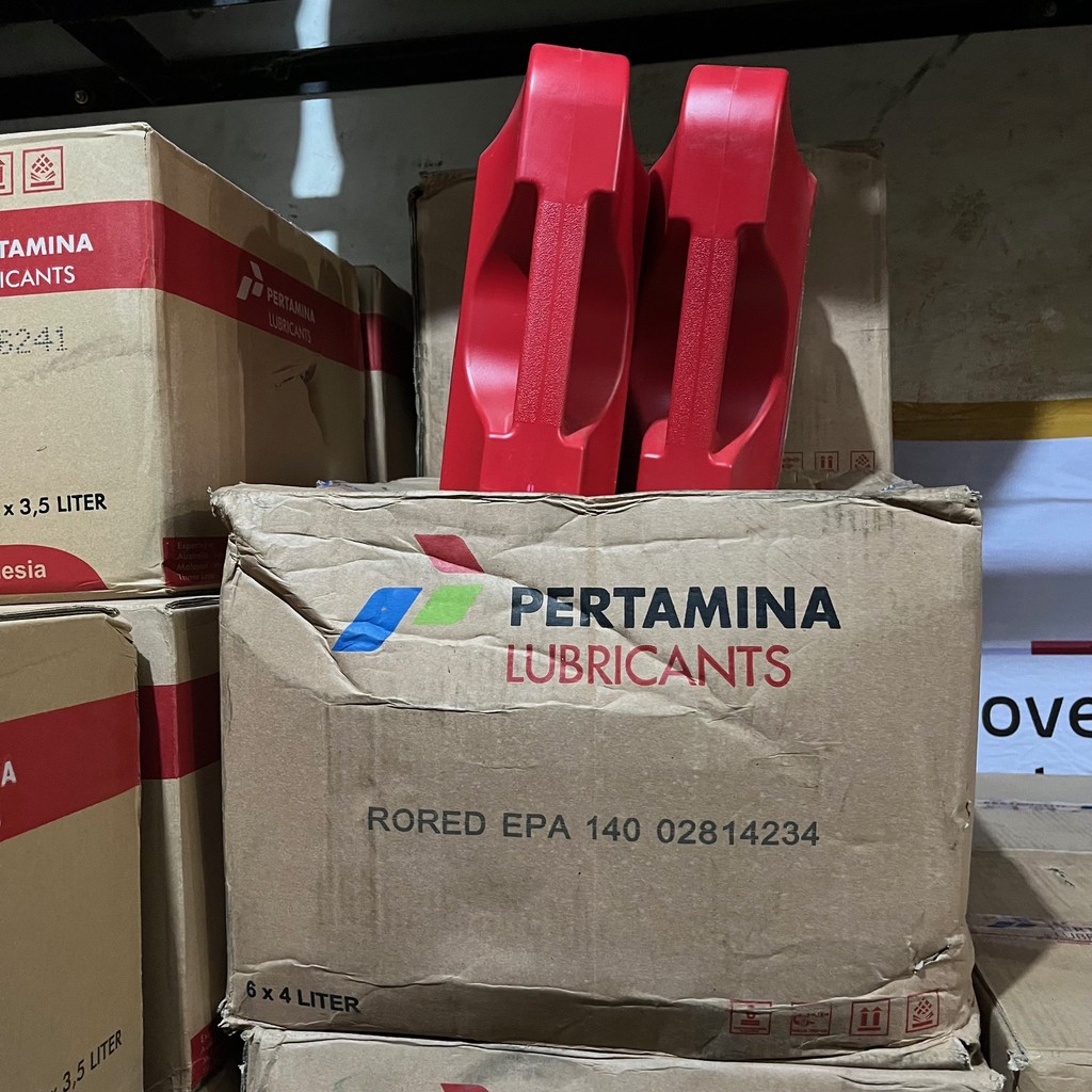 Jual Oli Pertamina Rored EPA-140 | 4L (1 DUS - Isi 6 pcs) | Shopee ...