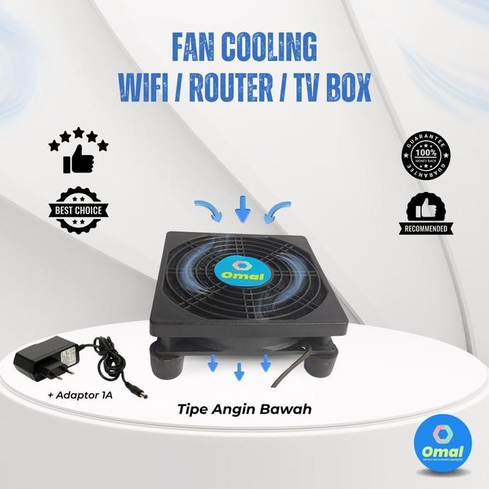 Jual NEW Fan Cooling Wifi Router Tv Box Kipas Pendingin USB Adaptor 12v ...