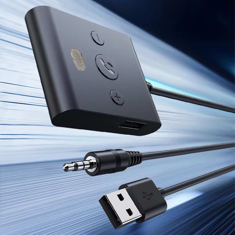 Jual Car Audio Bluetooth Receiver Adapter USB AUX with Mic - B61 ...