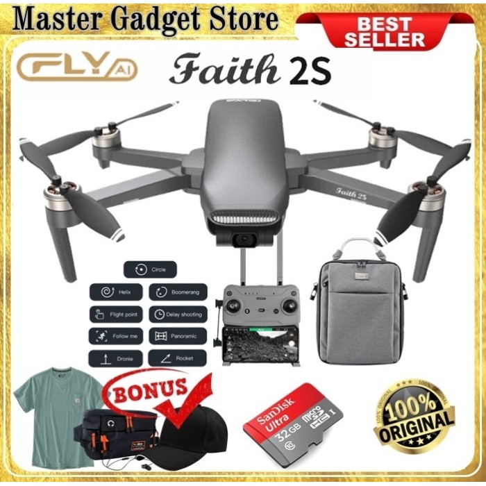 Jual HARGA DISC - DRONE CFLY FAITH 2S 3-AXIS GIMBAL CAMERA SONY 4K HD ...