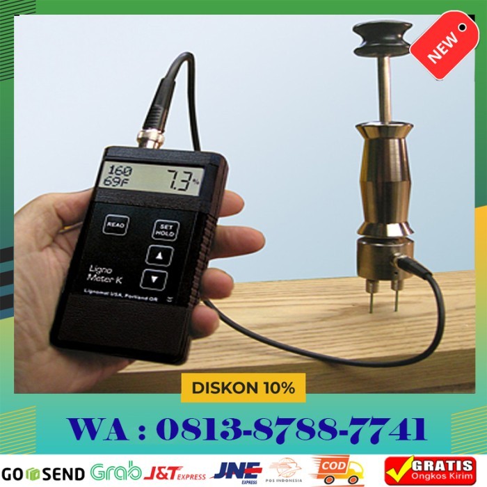 Jual Moisture Tester/MC Tester Lignomat Mini Ligno KF/KC +E12 | Shopee ...