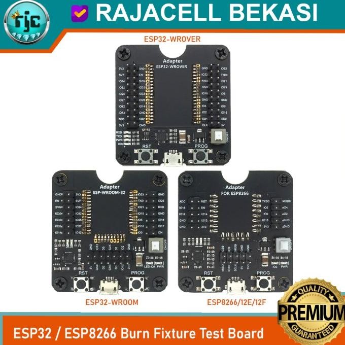 Jual socket - ESP32 ESP8266 Burning Tools ESP-32 Burn Fixture Test ...