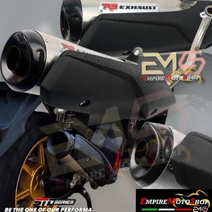 Jual (PNP) KNALPOT R9 STANDAR RACING NEW AEROX NMAX AEROX155 NMAX155 ...