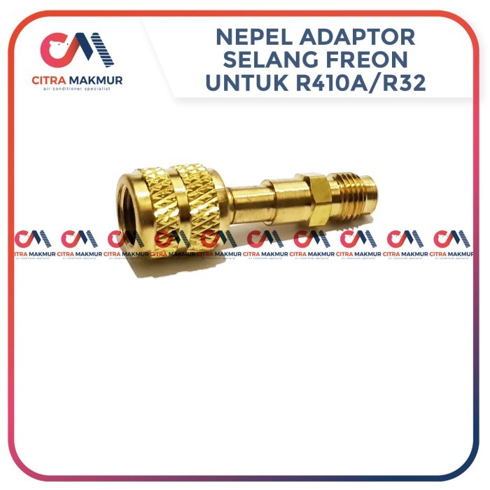 Jual ADAPTOR NEPEL R32 R410 KONEKTOR CONNECTOR FREON REFRIGRANT R 32 R ...