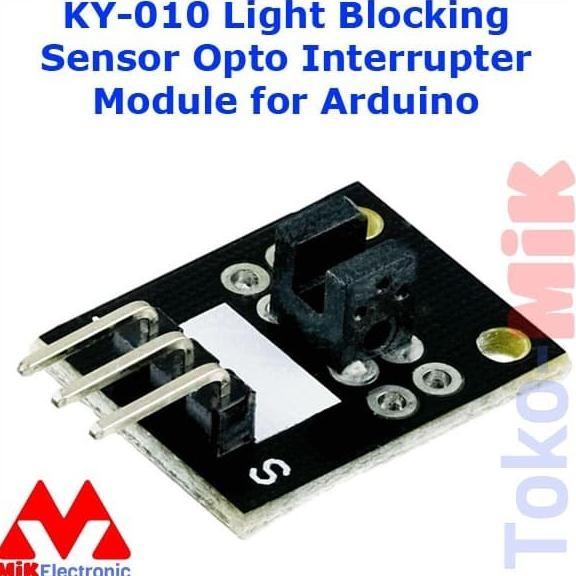 Jual Terbaru KY010 KY-010 LIGHT BLOCKING SENSOR OPTO INTERRUPTER MODULE ...