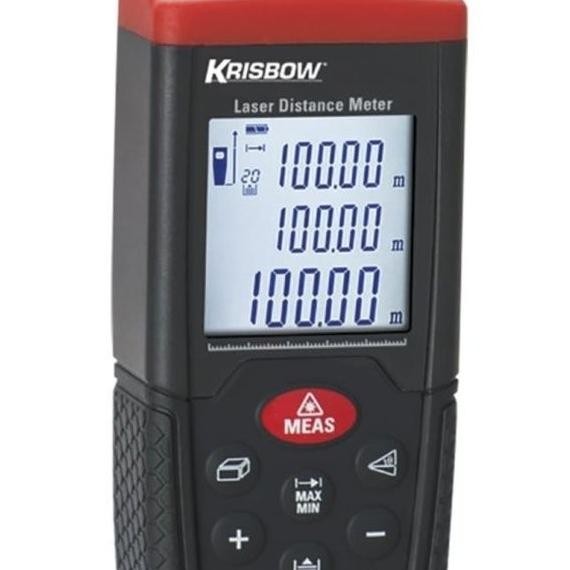 Jual Meteran Digital Krisbow Laser Distance Meter 100 Meter Compact ...
