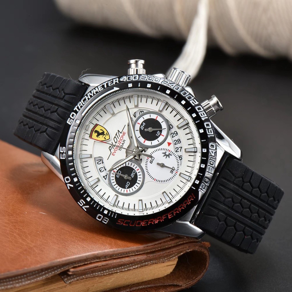 Jual Ferrari Model Baru 2023 Jam Tangan Kuarsa Pria Jam Tangan Olahraga ...