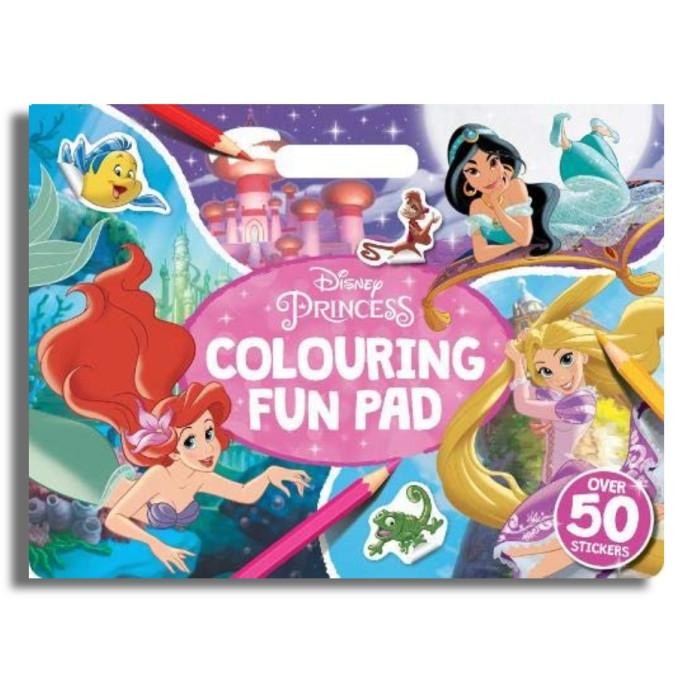Jual Disney Princess Colouring Fun Pad Giant Coloring Book with Stickers | Shopee Indonesia