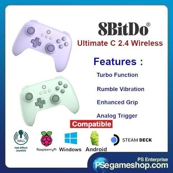 Jual PROMO 8BITDO ULTIMATE C 2.4G WIRELESS CONTROLLER FOR PC ANDROID ...